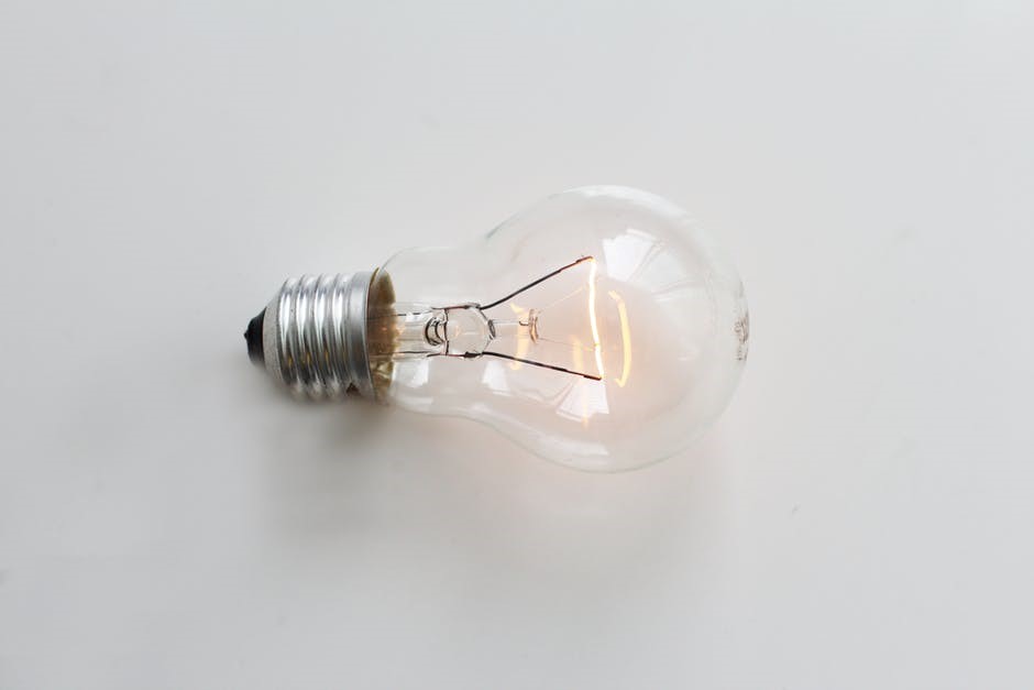 light bulb lit